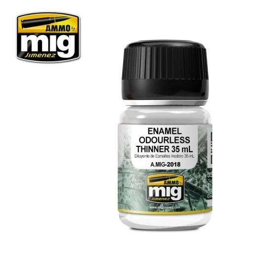 Odorless thinner paint Enamel (35ml) Mig - A.MIG-2018 A.MIG-2018-Odorless Enamel Paint Thinner (35ml) Mig - A.MIG-2018