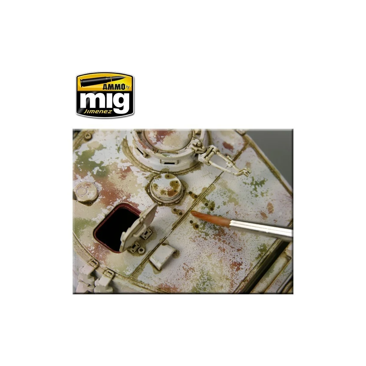 Brown WASH for German Dark Yellow 35ml Mig - A.MIG-1000