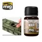 WASH marron foncé pour véhicules verts 35ml Mig AMMO - MIG Jimenez A.MIG-1005 - 1 A.MIG-1005-WASH marron foncé pour véhicules verts 35ml Mig - A.MIG-1005