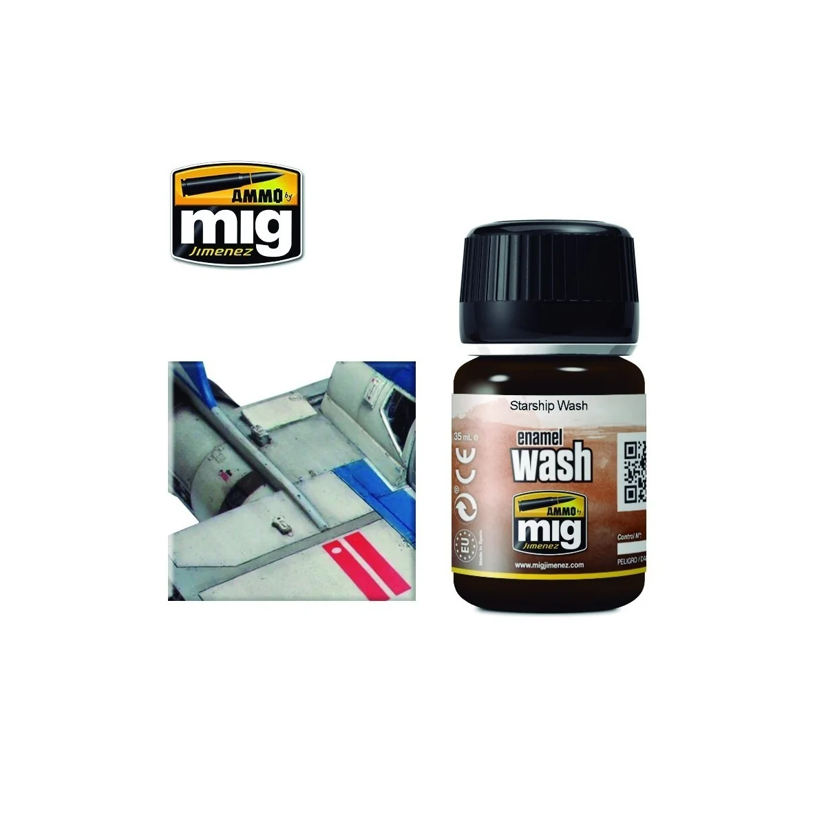 WASH Spaceship 35ml Mig - A.MIG-1009 WASH Spaceship 35ml Mig - A.MIG-1009