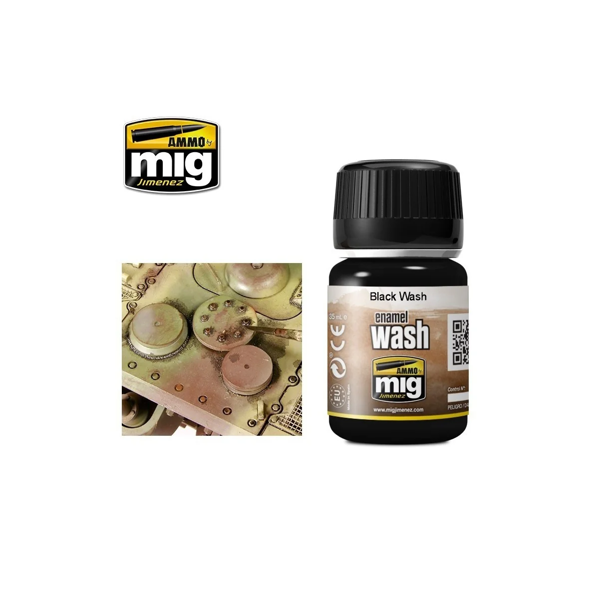 WASH noir 35ml Mig AMMO - MIG Jimenez A.MIG-1011 - 1