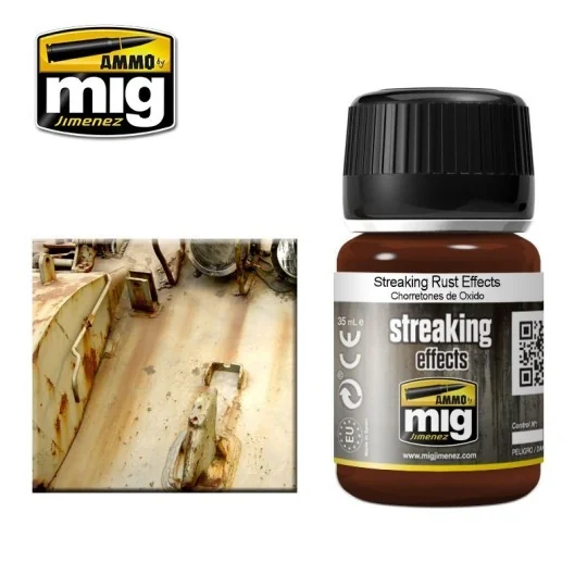 A.MIG-1204-STREAKING Streaked Rust Effects 35ml Mig - A.MIG-1204