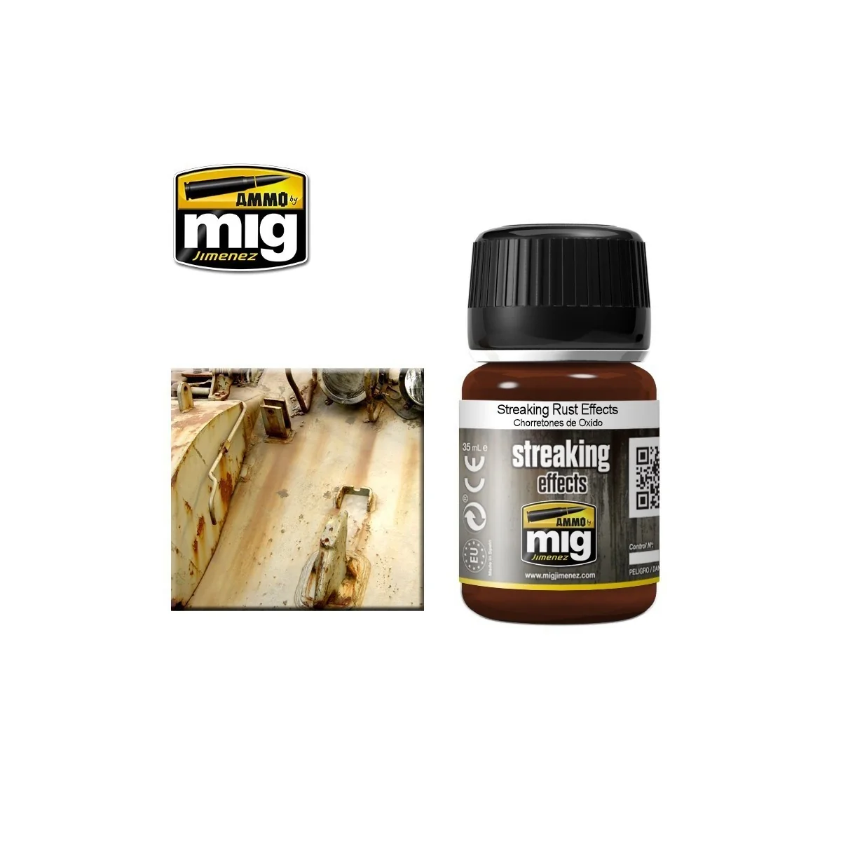 STREAKING Effets de rouille striés 35ml Mig AMMO - MIG Jimenez A.MIG-1204 - 1
