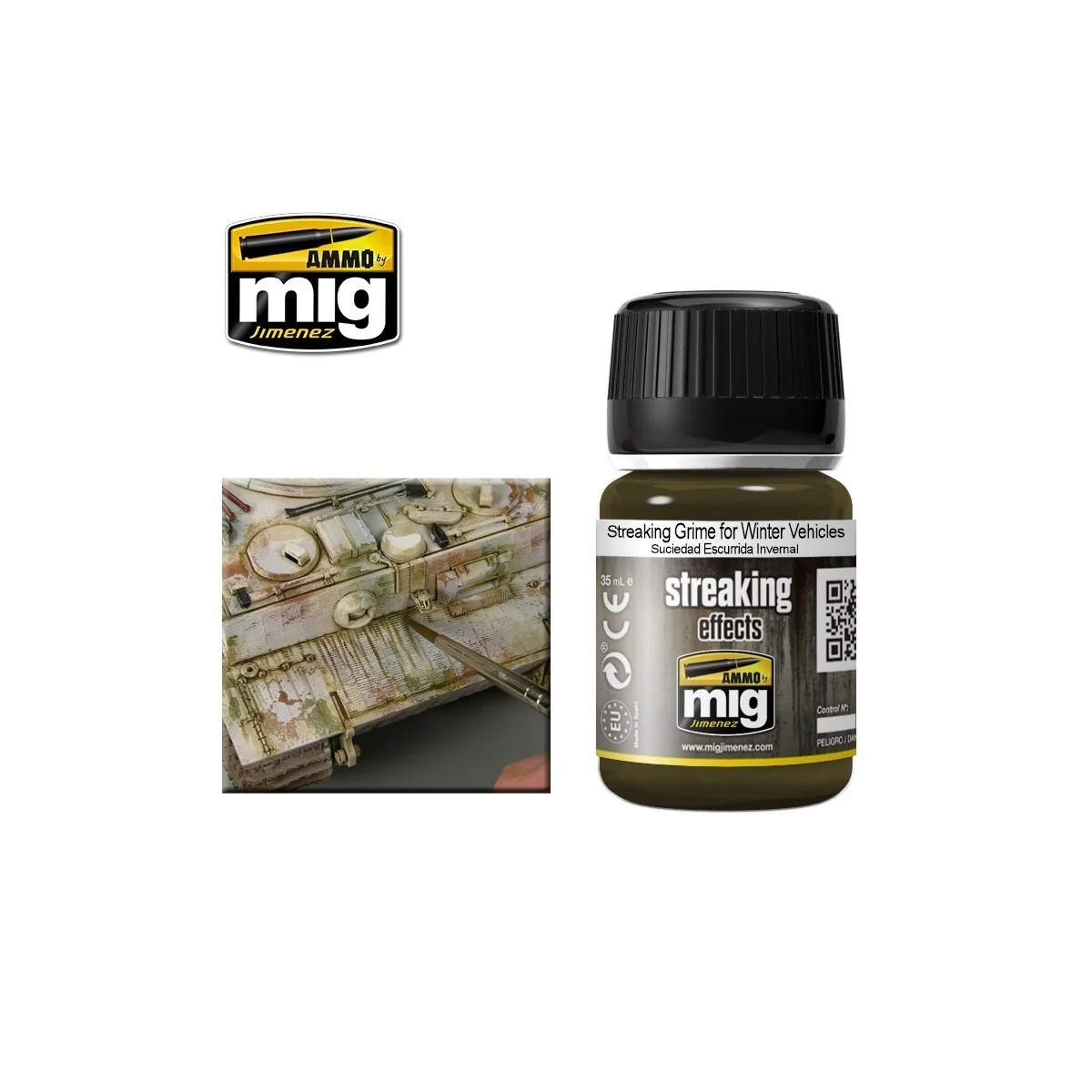 STREAKING Light Grey Grime 35ml Mig - A.MIG-1205