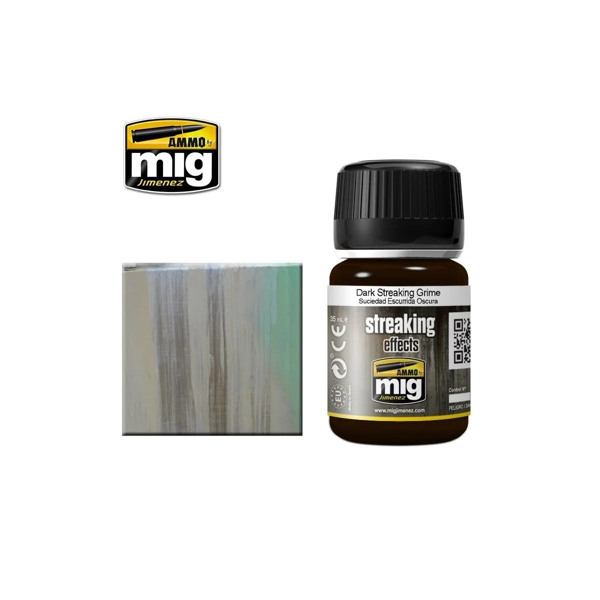 STREAKING Dark Streaked Grime 35ml Mig - A.MIG-1206 STREAKING Dark Streaked Grime 35ml Mig - A.MIG-1206