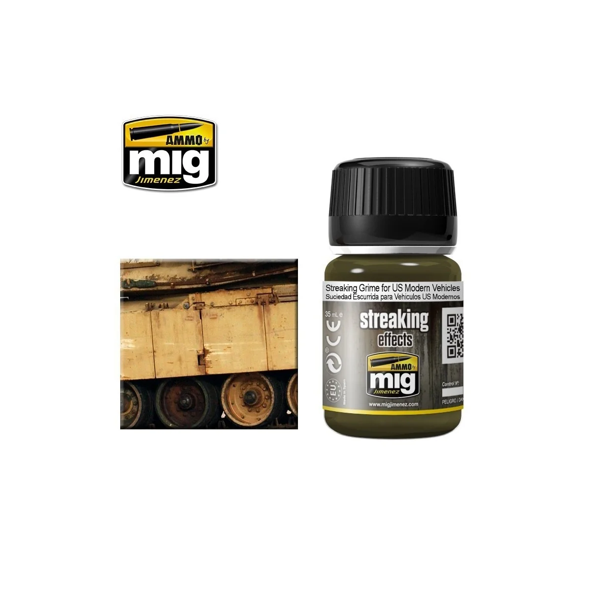 STREAKING Grime for Modern Vehicles US 35ml Mig - A.MIG-1207 STREAKING Grime for Modern Vehicles US 35ml Mig - A.MIG-1207