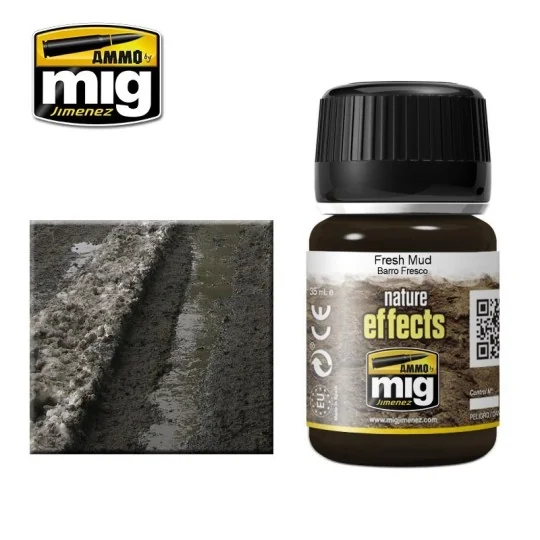 A.MIG-1402-NATURAL EFFECTS dark brown fresh mud 35ml Mig - A.MIG-1402