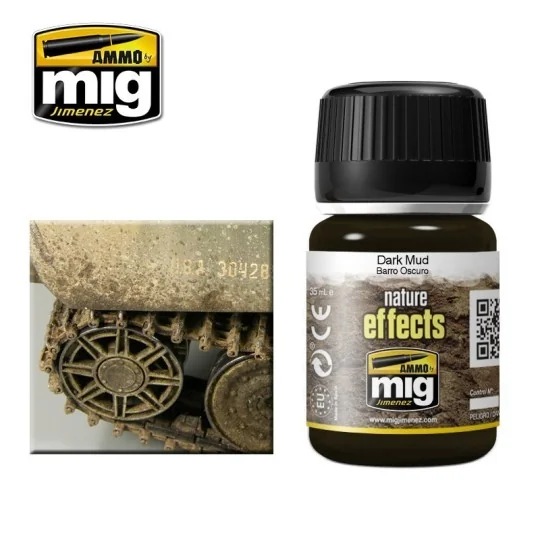 A.MIG-1405-NATURAL EFFECTS Black Mud 35ml Mig