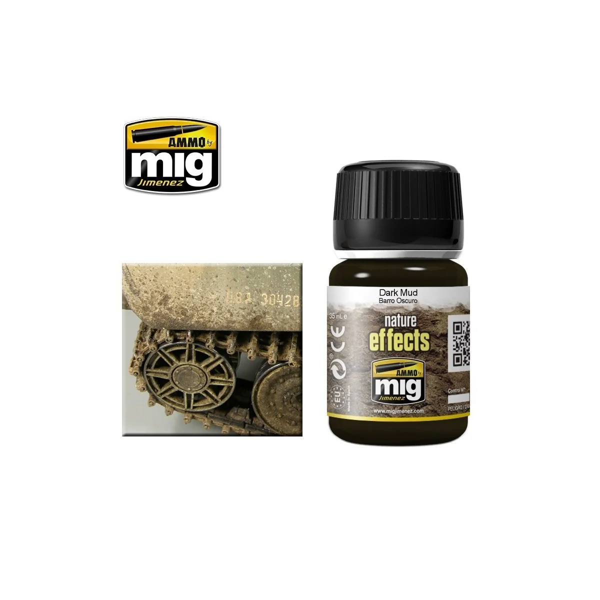 NATURAL EFFECTS Black Mud 35ml Mig - A.MIG-1405
