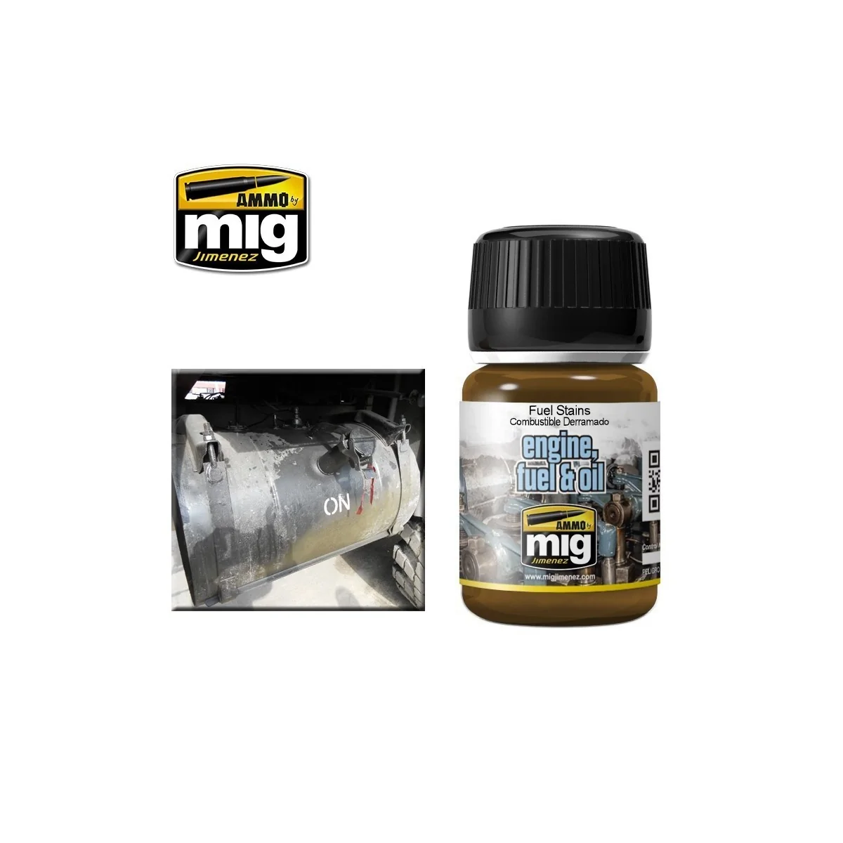 NATURE EFFECTS Fuel Stains 35ml Mig - A.MIG-1409 NATURE EFFECTS Fuel Stains 35ml Mig - A.MIG-1409