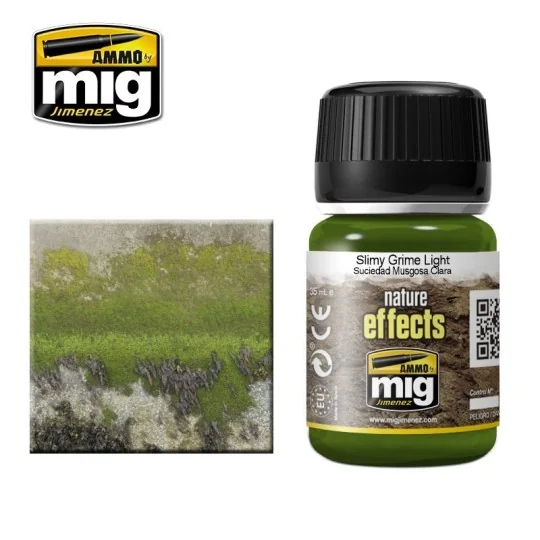 A.MIG-1411-NATURAL EFFECTS Light green viscous grime 35ml Mig - A.MIG-1411