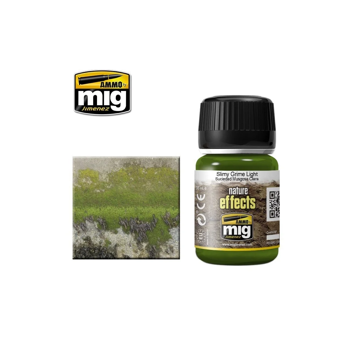 NATURAL EFFECTS Light Green Slimy Grime 35ml Mig - A.MIG-1411