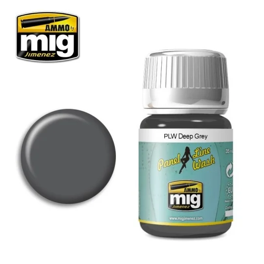 A.MIG-1602-Peinture PLW Gris Foncé 35ml Mig