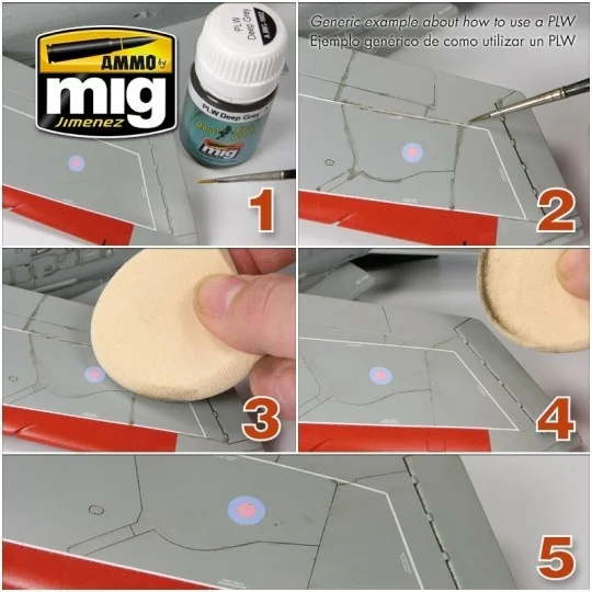 A.MIG-1602-Dark Grey PLW Paint 35ml Mig