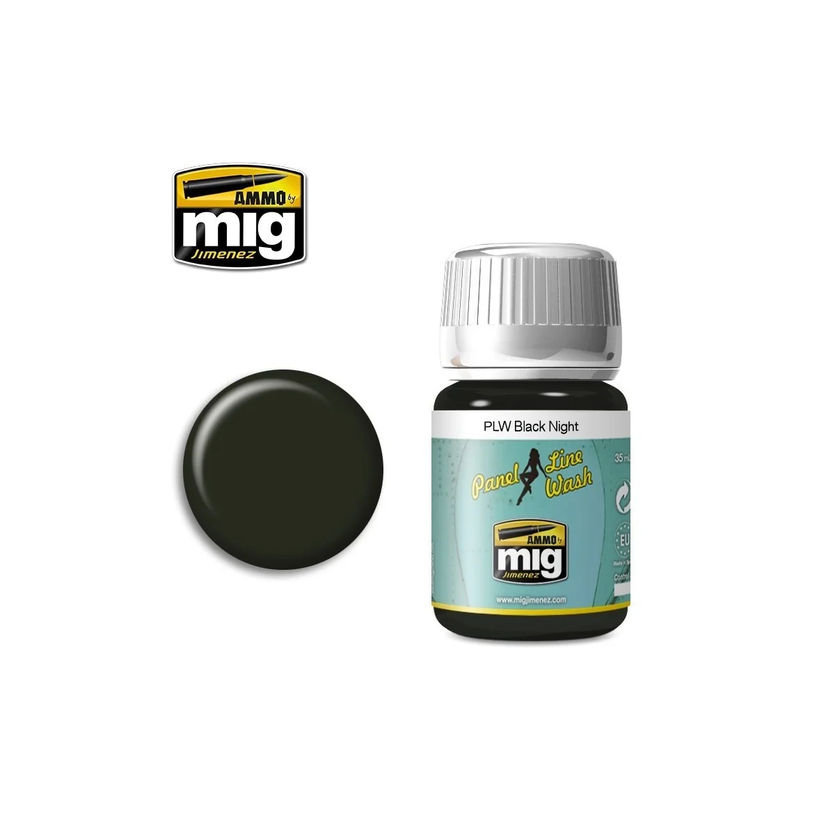 PLW Nuit Noire 35ml Mig AMMO - MIG Jimenez A.MIG-1611 - 1
