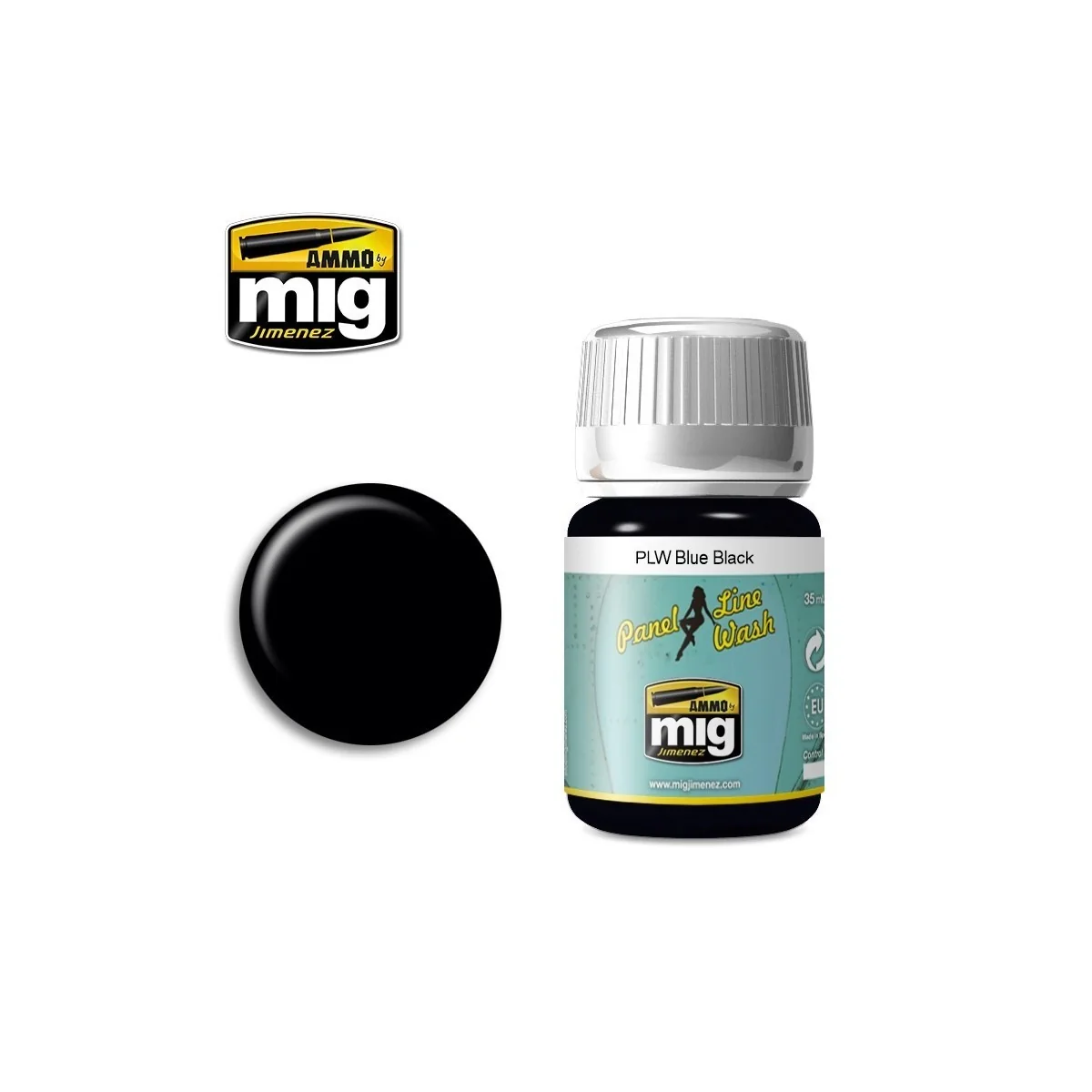 PLW Blue Black 35ml Mig - A.MIG-1617 PLW Blue Black 35ml Mig - A.MIG-1617