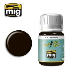 PLW Brun Foncé 35ml Mig AMMO - MIG Jimenez A.MIG-1618 - 1