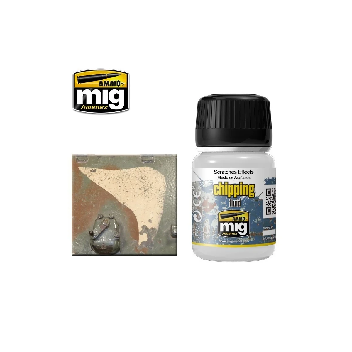 CHIPPING Effets rayures 35ml Mig AMMO - MIG Jimenez A.MIG-2010 - 1
