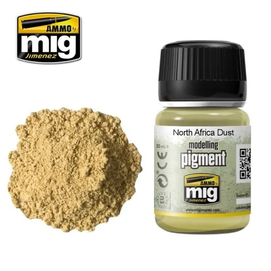 A.MIG-3003-Peinture PIGMENT Poussière d'Afrique du Nord 35ml Mig - A.MIG-3003