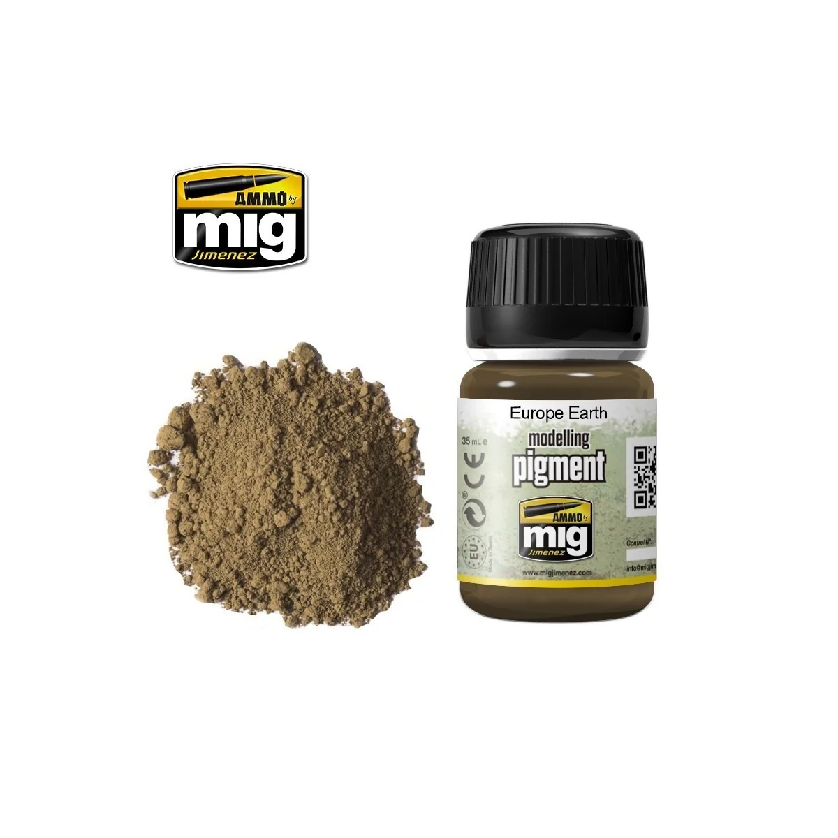 Peinture PIGMENT Terre Europe 35ml Mig AMMO - MIG Jimenez A.MIG-3004 - 1