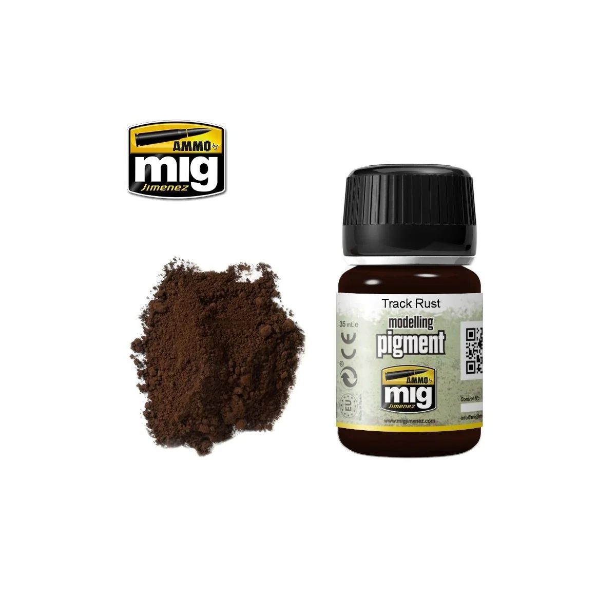 Peinture PIGMENT Rouille chenilles 35ml Mig AMMO - MIG Jimenez A.MIG-3008 - 1