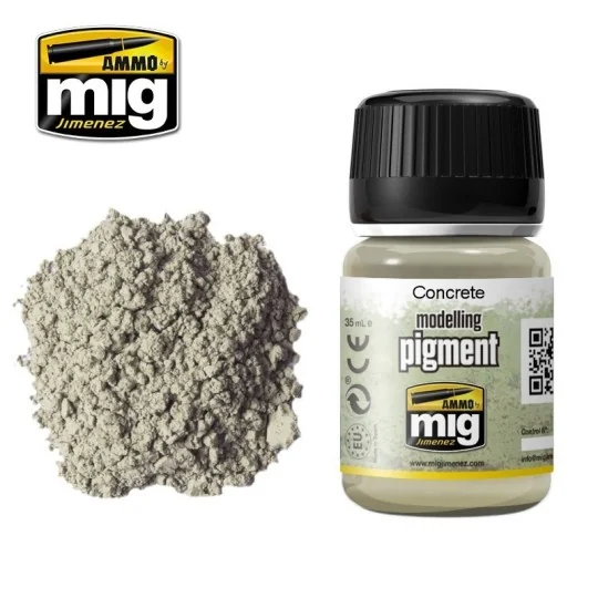 A.MIG-3010-Peinture PIGMENT Béton 35ml Mig - A.MIG-3010