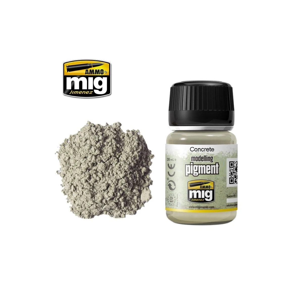 Mig Concrete Pigment Paint 35ml - A.MIG-3010 - A.MIG-3010