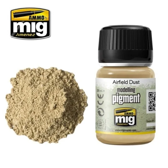 A.MIG-3011-Peinture PIGMENT Poussière d'aérodrome 35ml Mig - A.MIG-3011