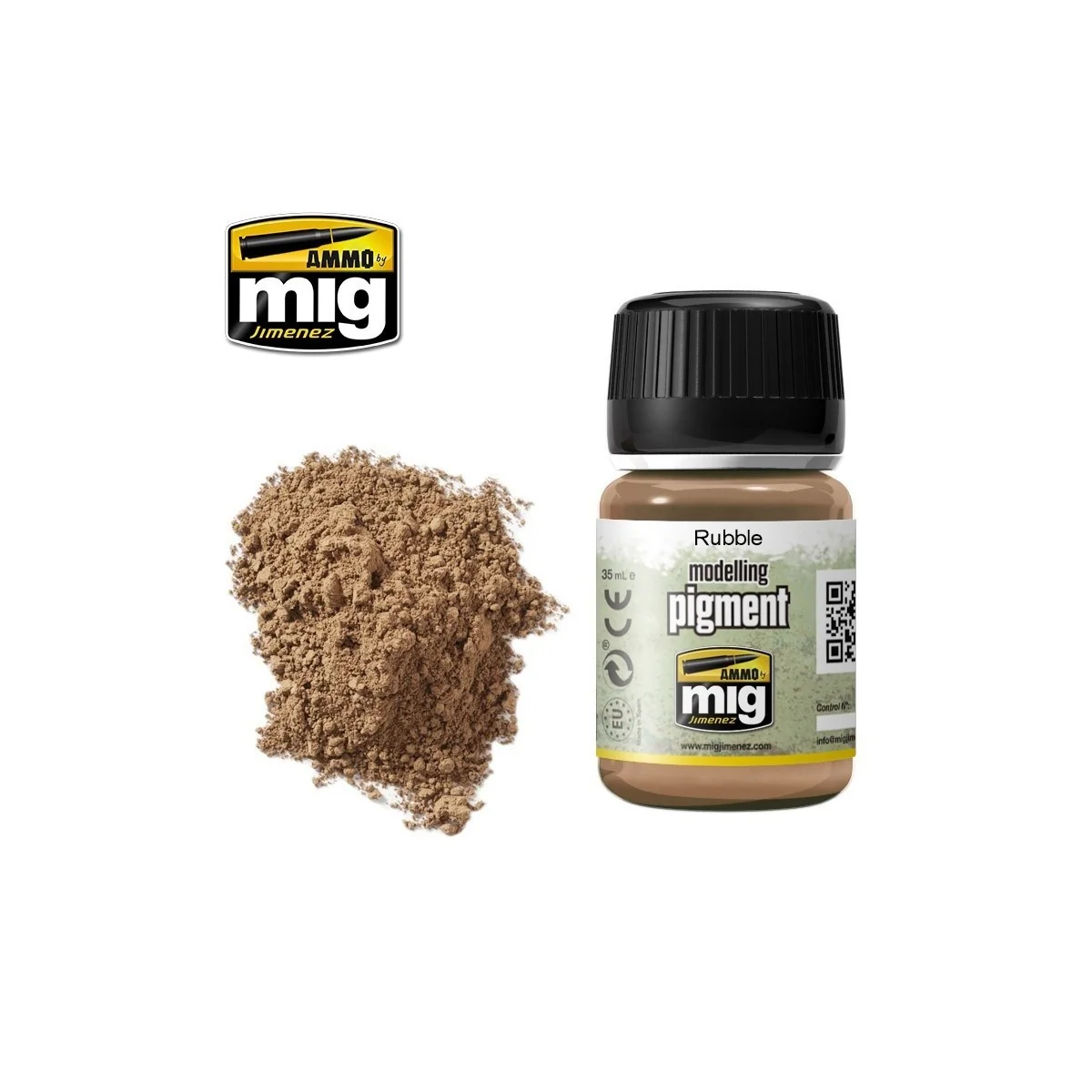 Peinture PIGMENT Décombres 35ml Mig AMMO - MIG Jimenez A.MIG-3013 - 1