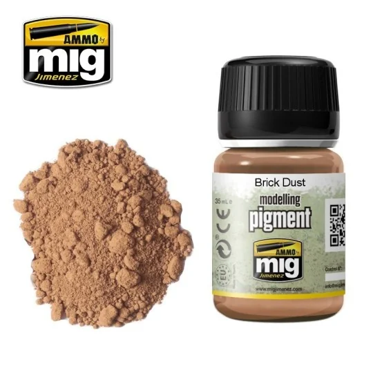 A.MIG-3015-Peinture PIGMENT Poussière de brique 35ml Mig - A.MIG-3015