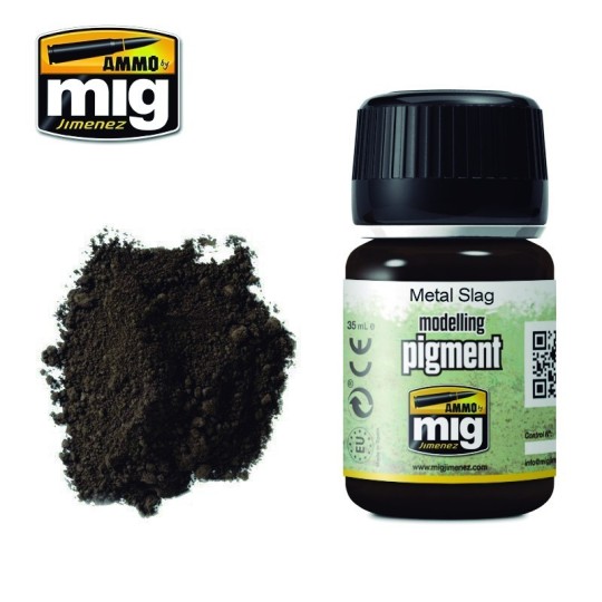 A.MIG-3020-Peinture PIGMENT Scories métalliques 35ml Mig - A.MIG-3020