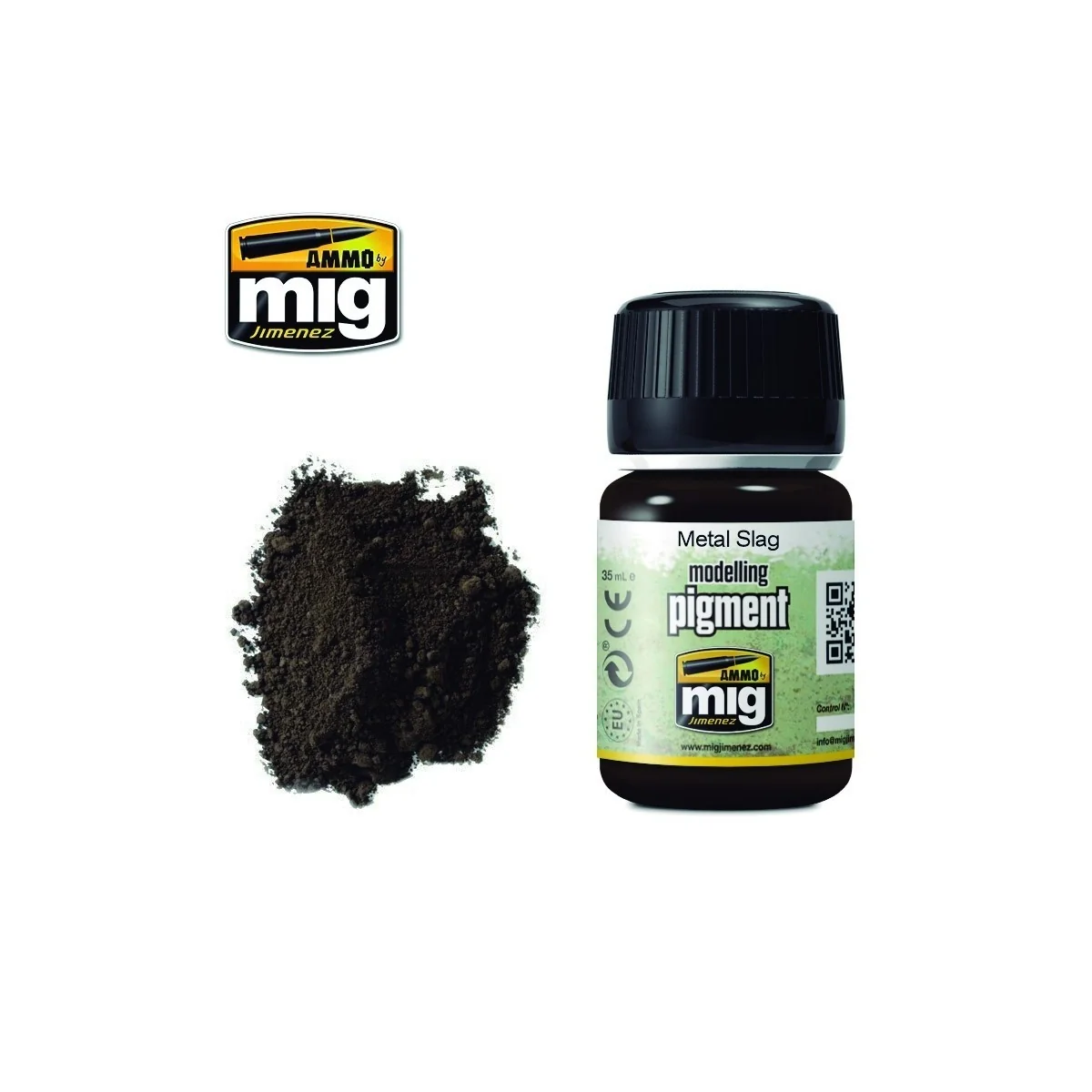 Peinture PIGMENT Scories métalliques 35ml Mig AMMO - MIG Jimenez A.MIG-3020 - 1 Peinture PIGMENT Scories métalliques 35ml Mig AMMO - MIG Jimenez A.MIG-3020 - 1