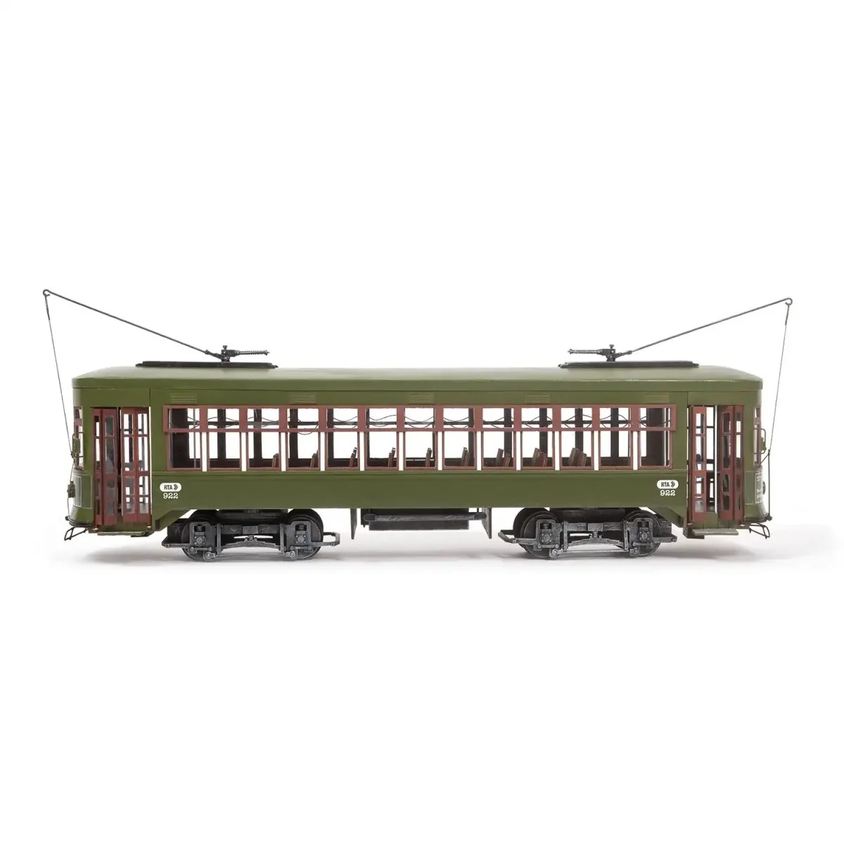 New Orleans Tram 1/24 Wood Metal Construction Kit OcCre - 53012