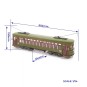 53012-OcCre 53012 New Orleans Tram 1/24 scale wood and metal construction kit