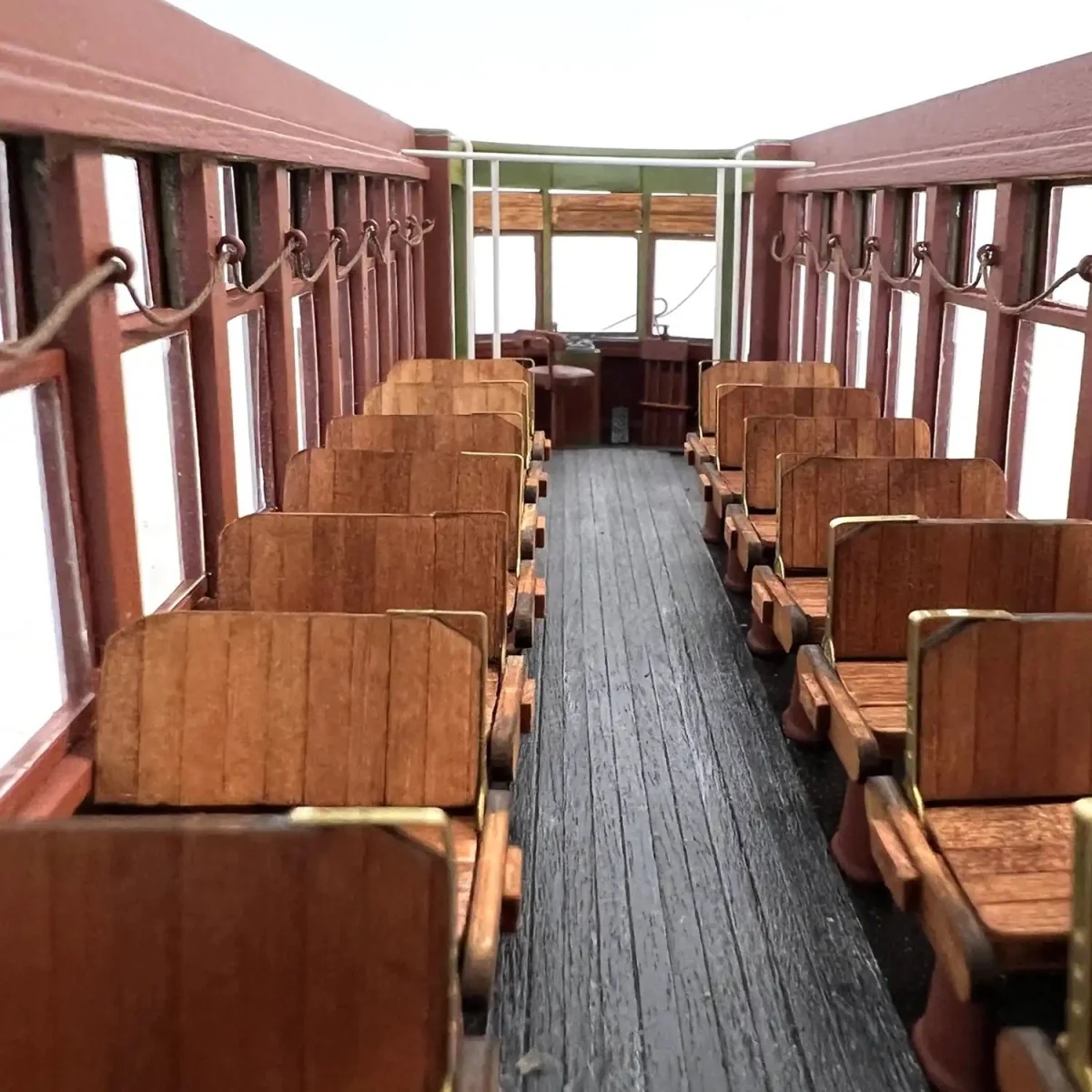 New Orleans Tram 1/24 Wood Metal Construction Kit OcCre - 53012