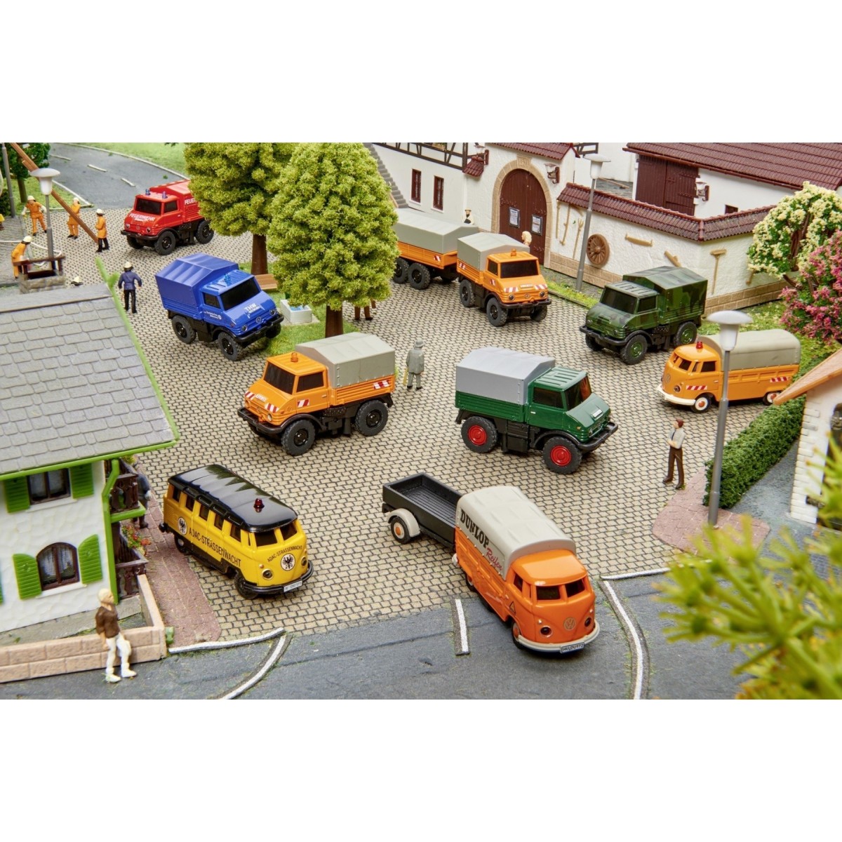 Mercedes Unimog U406 municipal 2.4GHz RTR 1/87 Carson - 500504125