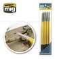 A.MIG-7606-Set of 5 Mig rubber brushes - A.MIG-7606
