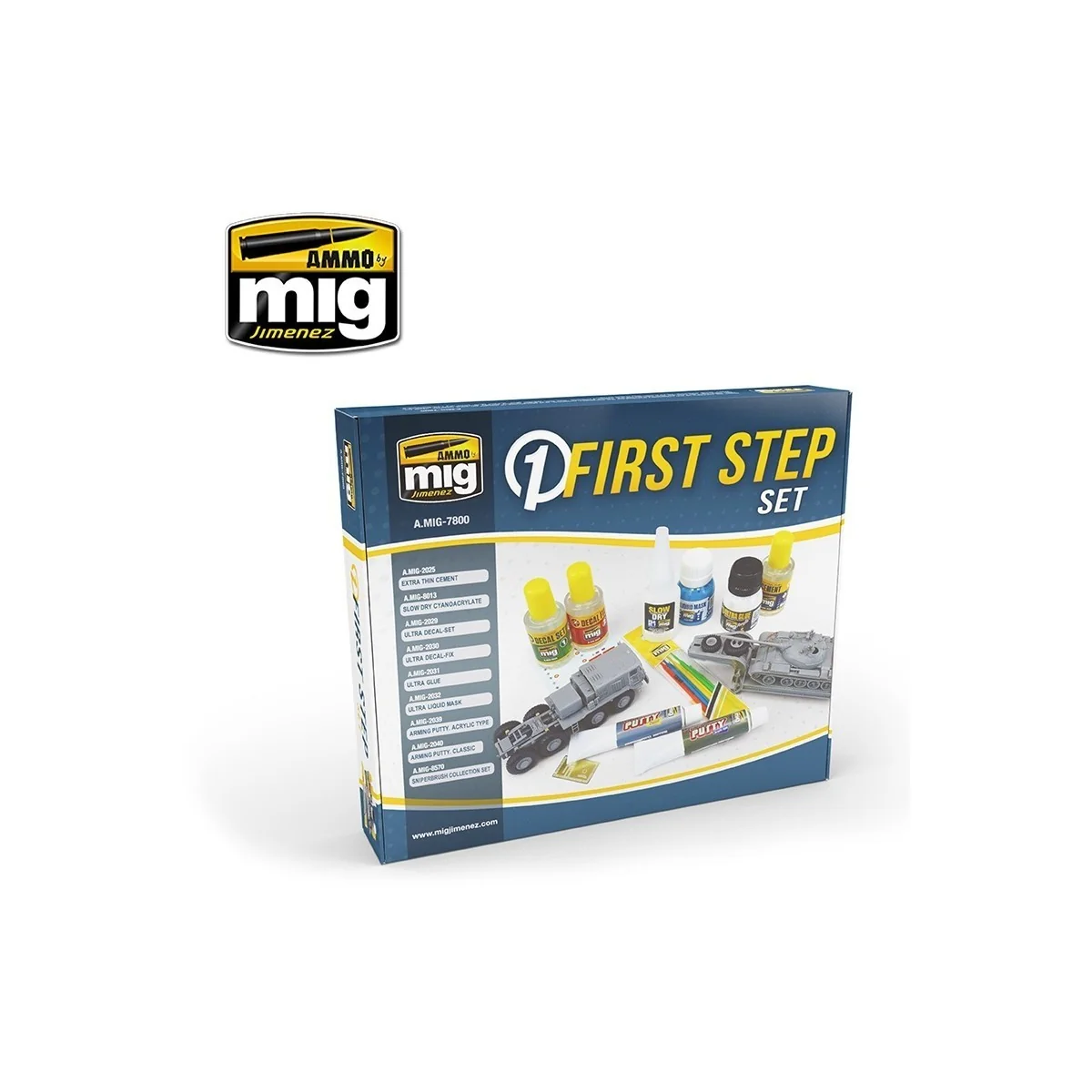 First Steps Mig Model Making Tool Set - A.MIG-7800 - A.MIG-7800 First Steps Mig Model Making Tool Set - A.MIG-7800 - A.MIG-7800
