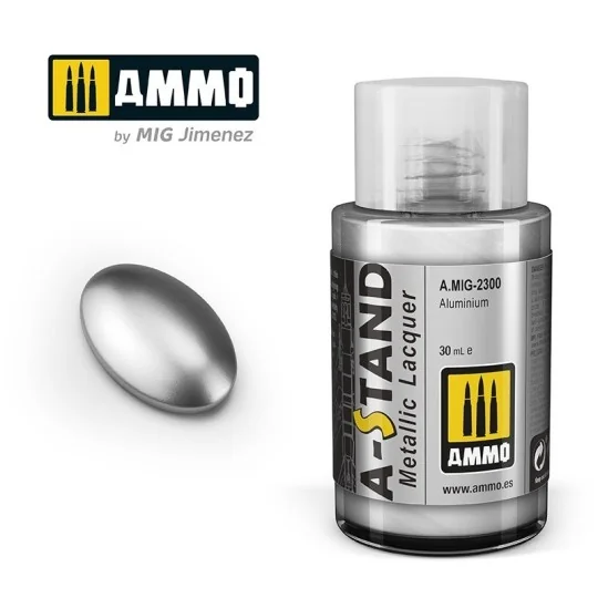 A.MIG-2300-Peinture A-STAND Aluminium 30ml Mig