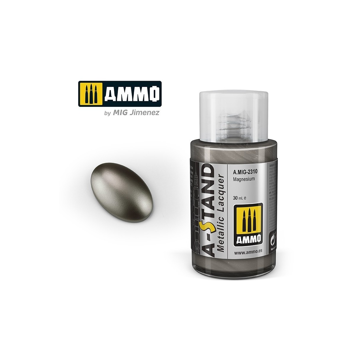 Peinture A-STAND Magnésium 30ml Mig AMMO - MIG Jimenez A.MIG-2310 - 1