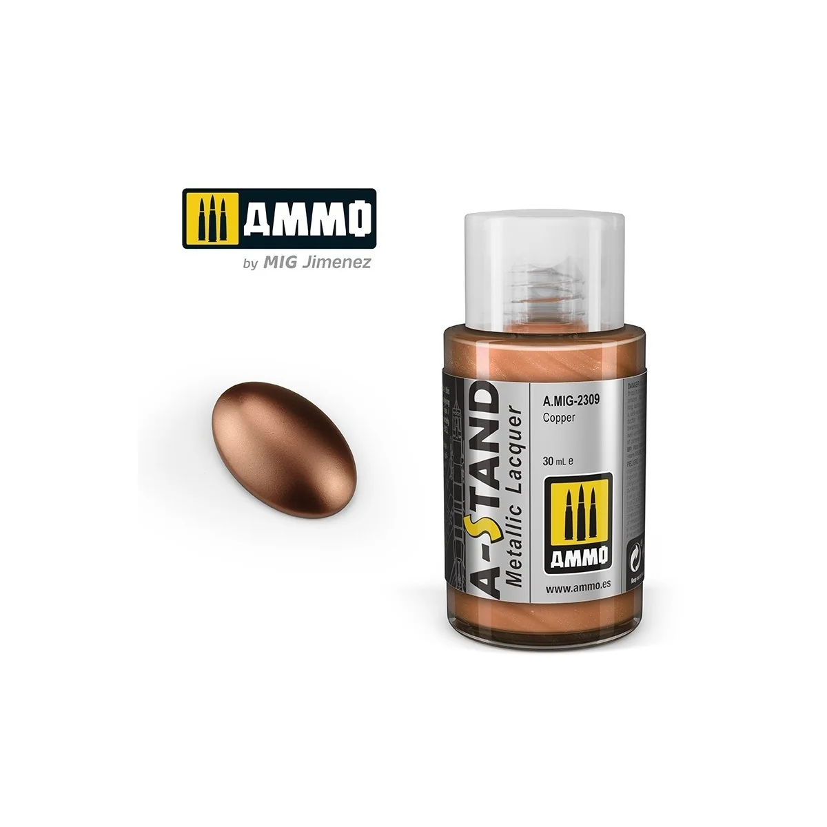 A-STAND Copper Paint 30ml Mig - A.MIG-2309 - A.MIG-2309