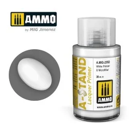 A-STAND Paint White Primer & Microfiller 30ml Mig - A.MIG-2352