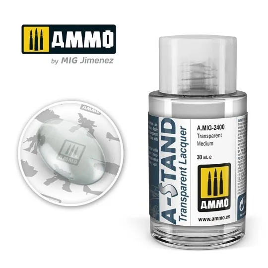 A.MIG-2400-Peinture A-STAND Médium Transparent 30ml Mig - A.MIG-2400