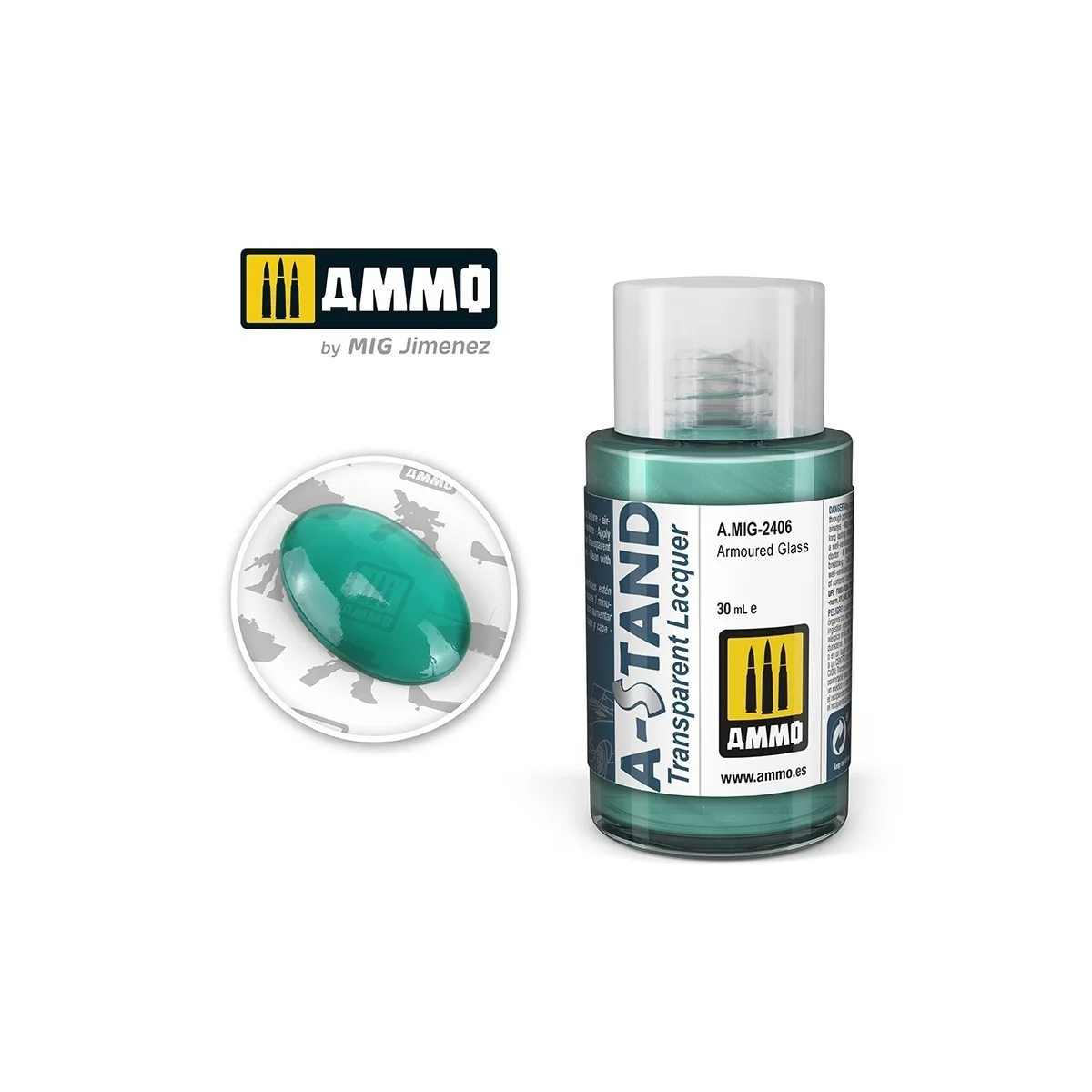 Peinture A-STAND Verre blindé 30ml Mig AMMO - MIG Jimenez A.MIG-2406 - 1