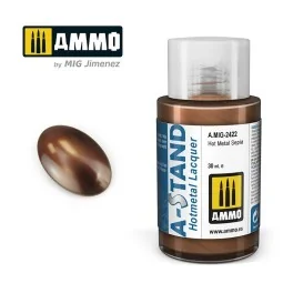 A-STAND Hot Metal Sepia Paint 30ml Mig - A.MIG-2422