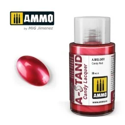 A-STAND Paint Red Candy 30ml Mig - A.MIG-2451