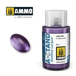 A-STAND Hot Metal Purple Paint 30ml Mig - A.MIG-2423