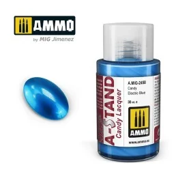 A-STAND Electric Blue Candy Paint 30ml Mig - A.MIG-2458 - A.MIG-2458
