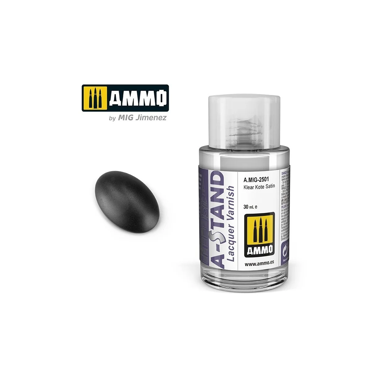 Paint A-STAND Varnish Klear Kote Satin 30ml Mig - A.MIG-2501 - A.MI... Paint A-STAND Varnish Klear Kote Satin 30ml Mig - A.MIG-2501 - A.MI...