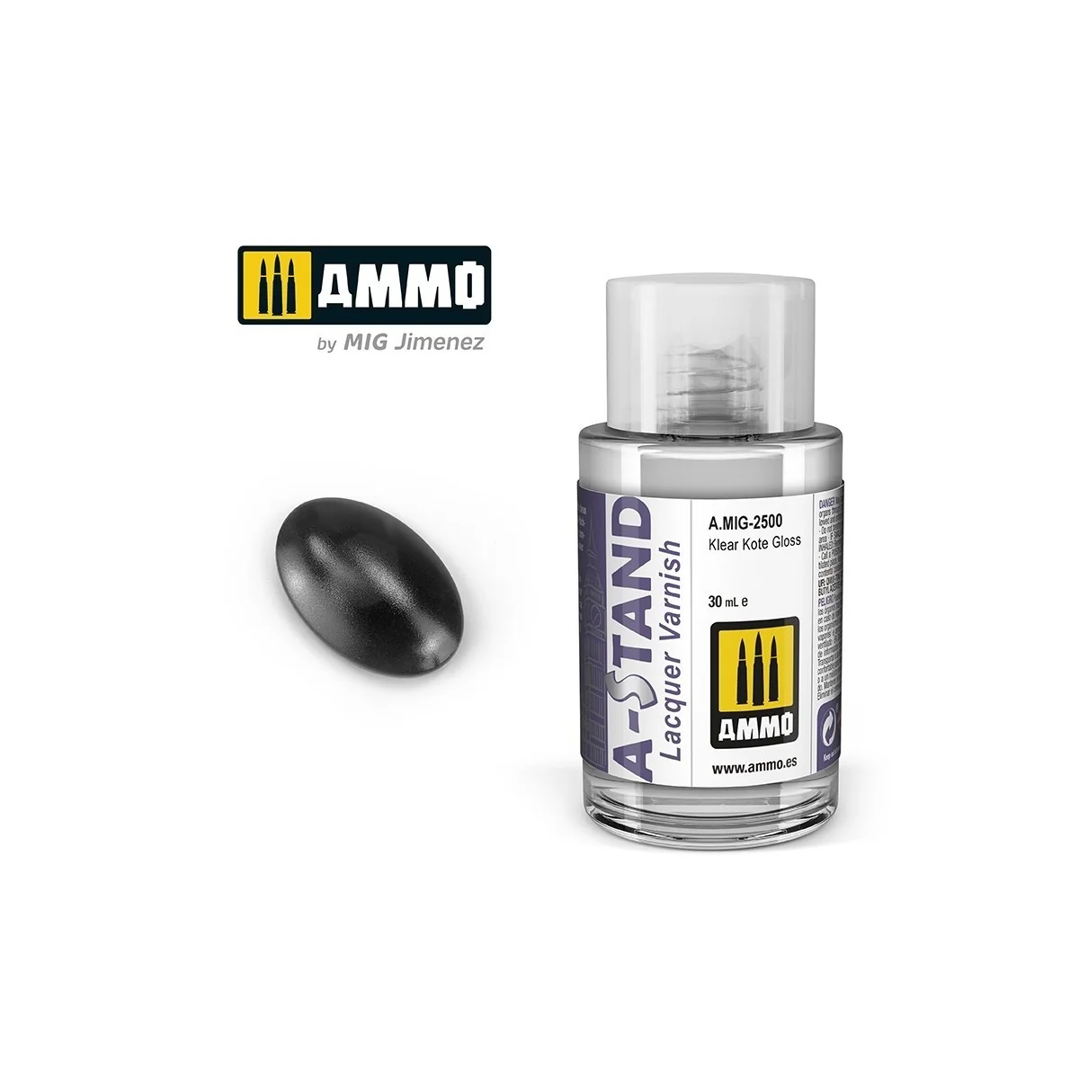 Paint A-STAND Varnish Klear Kote Gloss 30ml Mig - A.MIG-2500 Paint A-STAND Varnish Klear Kote Gloss 30ml Mig - A.MIG-2500